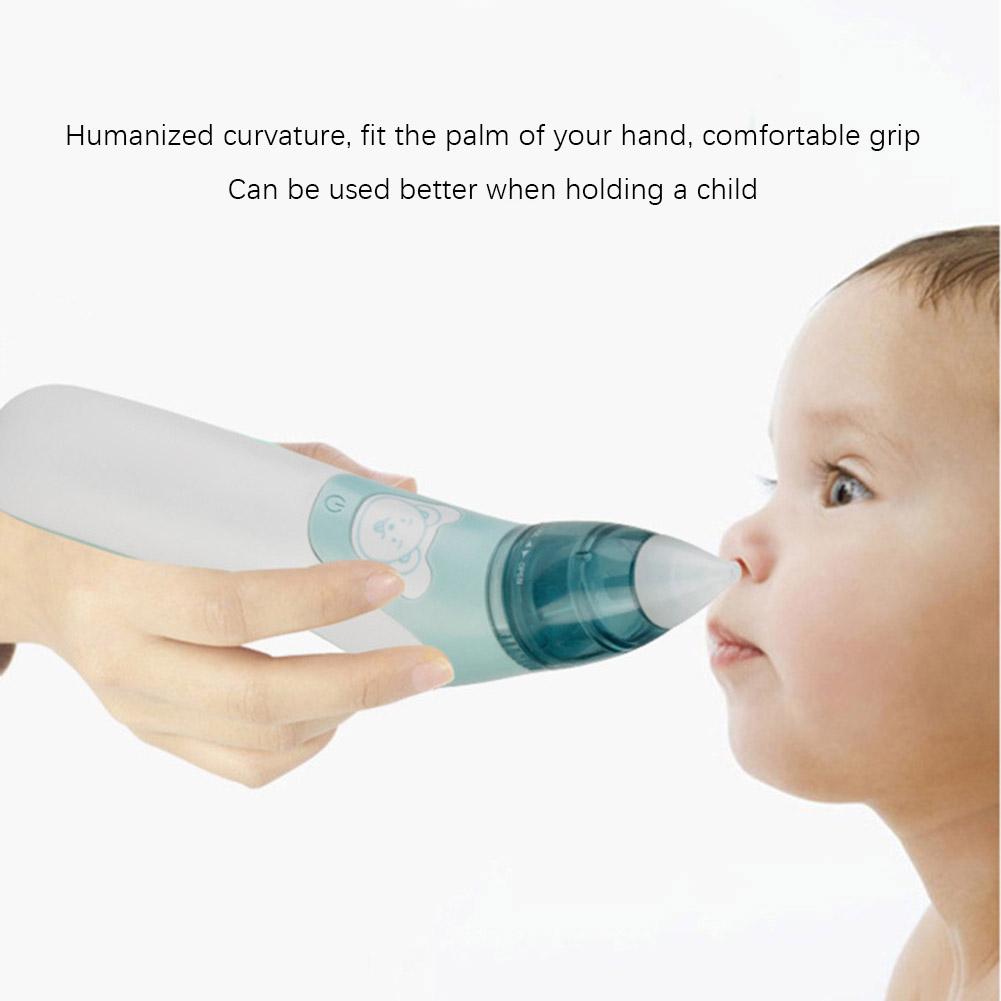 Baby Electric Nose Aspirator Household Portable Newborn Infant Earwax Nose Cleaner Sucker