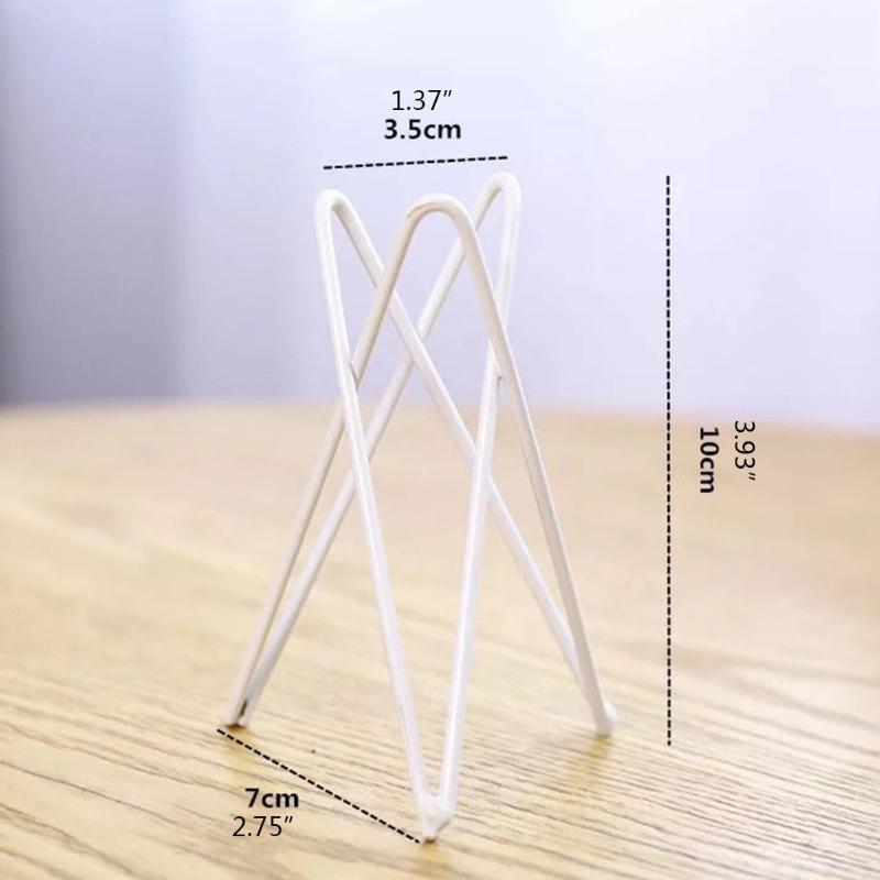 Nordycki Stojak na Rośliny Powietrzne Metalowy Stojak na Doniczki Geometryczny Żelazny Uchwyt na Tillandsię Artystyczna Ekspozycja Ozdoby do Domu i Ogrodu