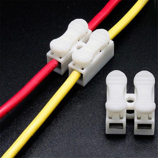 30Pcs Electrical Cable Connectors Quick Splice Lock Wire Terminals Self Locking