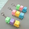 Fingertip Pressing Key Keychain Stress-Relieving Finger Keyboard Keychain Fidget Decompression Stress Relief Keyboard Clicker