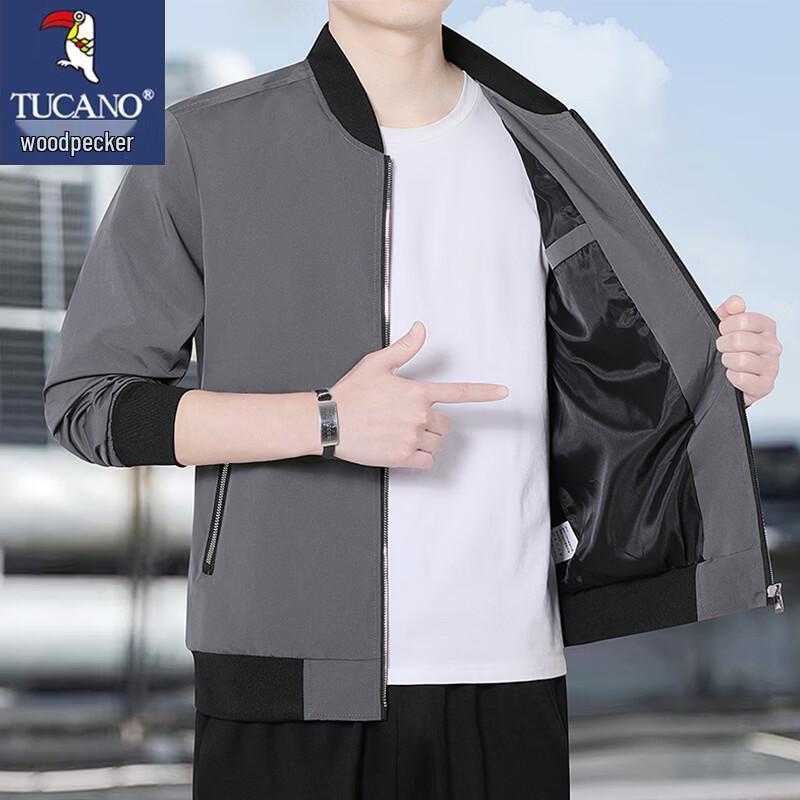 TUCANO Men's Baseball Collar Casual Jacket
