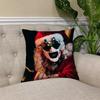 T-Terrifier cushion cover Square Sofa Cushion Cover Casual Skin-Friendly Comfortable Film Pillow 3 Horror Cover