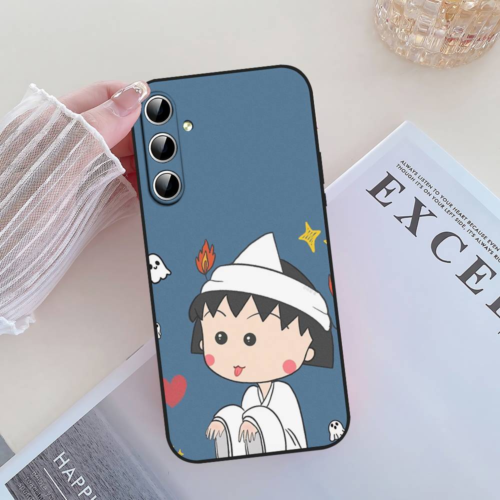 Chibi Maruko Chan Phone Case For Samsung Galaxy S21 S22 S23 S24ULTRA S25ULTRA FE Ultra Plus5G A52S S26 Soft Cover