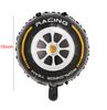 Birthday Party Racing Car Theme Balloon Decoration Race Car Tire Motorcycle Helmet Style Foil Balloon Boy Girl Celebration Decor