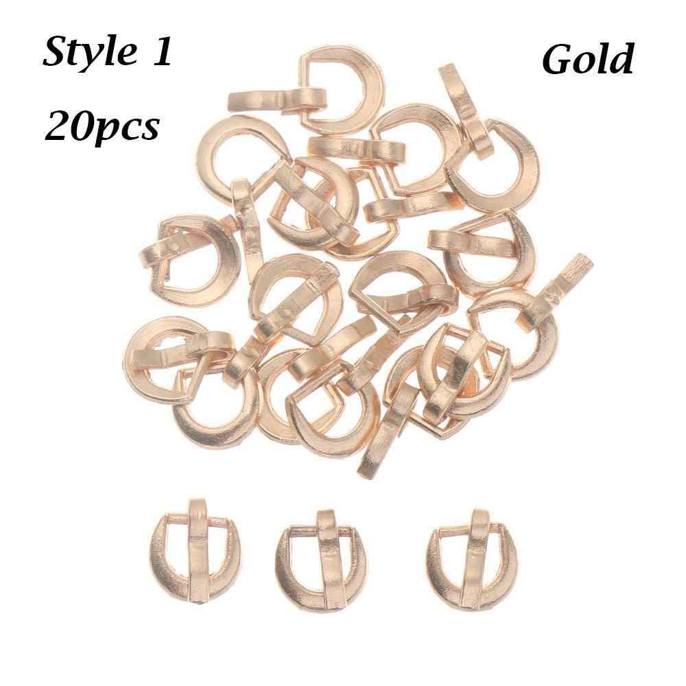 Girl Gift Toys Clothes Sewing Accessories Doll Bag Buckles Tri-glide Belt Buckle DIY Shoes Buttons