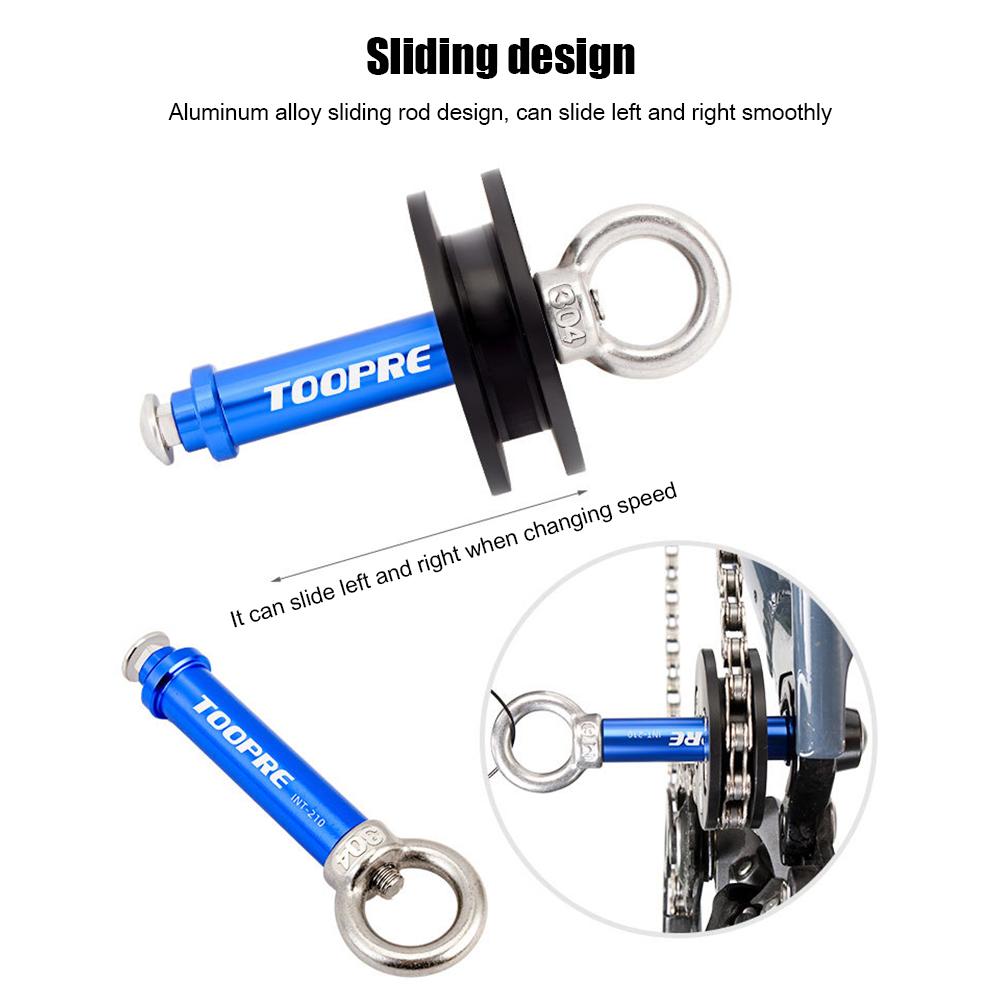 Fahrradkettenhalter Mountain Road Fahrradkettenreiniger Feststellwerkzeuge Outdoor Anti-Widerstand Reparaturteile für TOOPRE