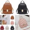 Mini Mochila Feminina Mochila de Couro PU Mochila Escolar Bolsa de Mão Bolsas de Ombro