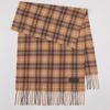 Winter new versatile plaid scarf women's color matching warm fringed scarf checkerboard high-end imitation cashmere scarf