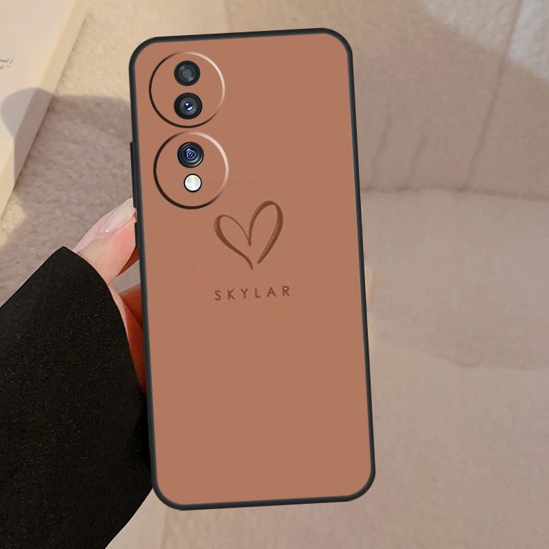 Personalized Name Pastel Case For Honor X9b X9a X8a X7a X6a X6 X7 X8 X9 8X 9X Honor Magic 5 Pro 50 70 90 Lite Cover