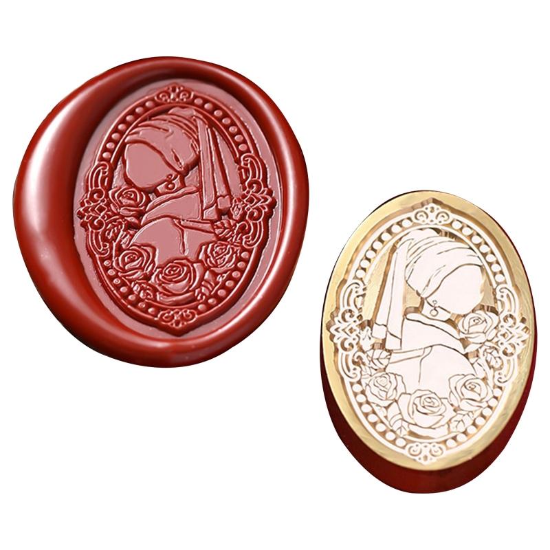 Lovely Wax Seal Stamp Love Theme Stamps for Head Scrapbooks Decorative Gift Pack