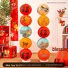 Jingyu 2026 Kinesiskt Nyår Fu-lykta Dekoration