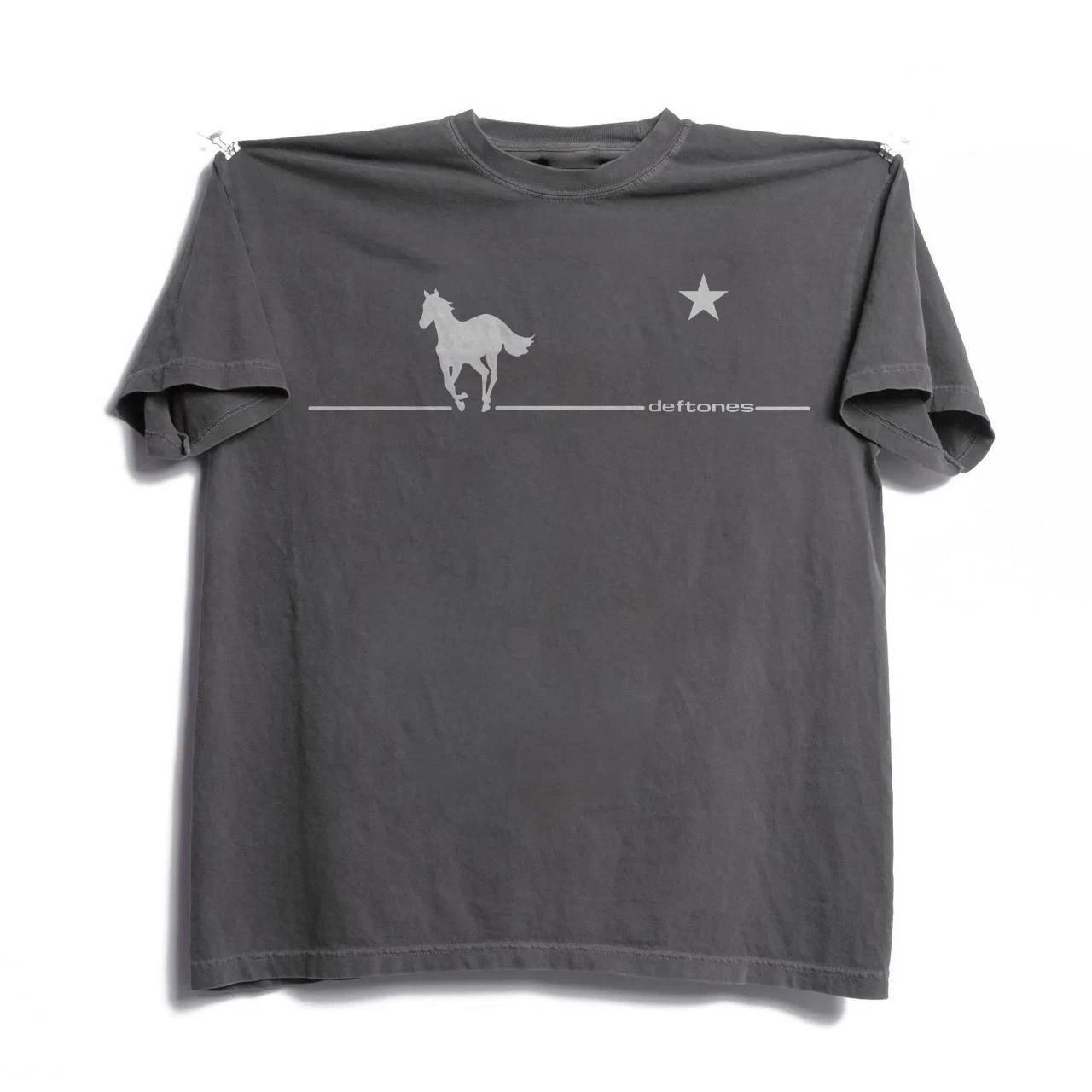 Deftones Футболка Топы футболки Мужская Женская, Унисекс Угольная футболка Топы футболки Мужская Женская, Размер S-4XL S