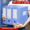 In-Stock A4 Document Storage Box, 15cm Large Capacity, Thick Plastic Archive Box for Office Supplies