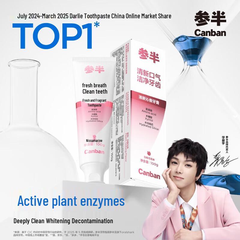Canban Fresh Breath Whitening Toothpaste