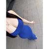 Show Figure, Waist Temperament, Hip Skirt, Suspender Dress, Summer Solid Color Tight Fishtail Dress