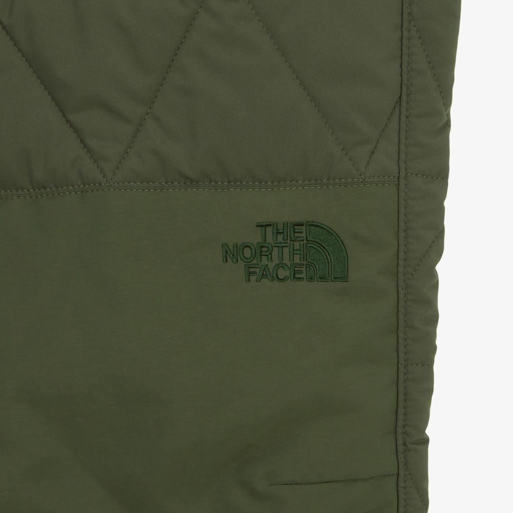 The North Face SS24 Eco Warm Technology Mid Waist Straight Leg Windproof Waterproof Thick Warm Cuffed Casual Pants Men Pants Dark-Green NP6NQ55B