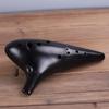 Ceramic Ocarina Bass Bc12 Hole Relax The Body Beginner Teaching Play Ocarina Soothe Mind National Musical Orff Instruments