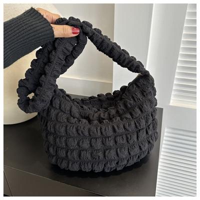 Doudou Tasche weiche Textur große Kapazität Damen Schultertasche Pendler lässige Puffwolke Tasche neue plissierte Tasche