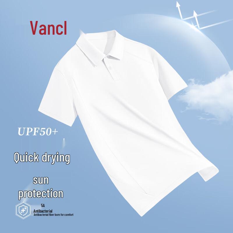 

VANCL Men s Sun Protection Cooling Quick-Dry Polo T-Shirt M