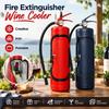 Iron Fire Extinguisher Wine Cooler Fire Extinguisher Shape Wine Bottle Rack  Outdoor Picnic