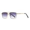 Retro Square Metal Sunglasses For Men Women Uv400 Protection Sunblock Outdoor Sport