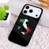 Italy Flag soft Phone Case for iPhone 17 Air 16 15 11 12 14 13 Pro Max Shockproof Cover