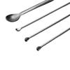 12Pcs Lab Spoon Spatula Laboratory Sampling Spoon Mixing Spat SW High Quality