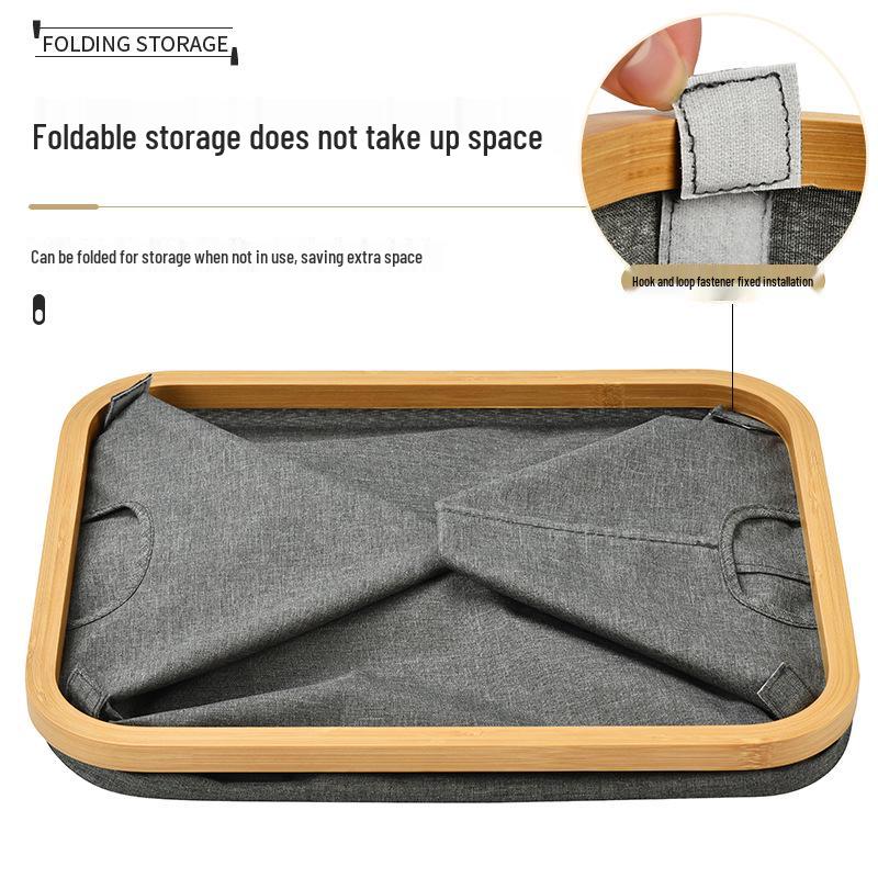 Foldable Cationic Storage Laundry Basket for Bathroom and Bedroom - High-Value Dirty Clothes Hamper and Organizer