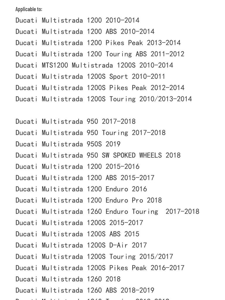 Ducati Multistrada MTS 950/1200/1260 Stator Magneto Coil
