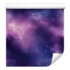 Watercolor Galaxy Wallpaper Violet and Indigo for Living Room and Bedroom 50x1000