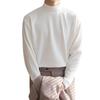 Chemise à col roulé et taille moyenne pour homme, vêtements d'automne et d'hiver, t-shirt à manches longues en velours allemand, sous-vêtements thermiques tendance