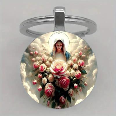 Time Gemstone Pendant Keychain