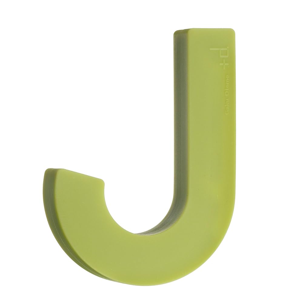 

h concept +d Gum Hook Silicone Hook, Green, D-211-GR, Non-marking silicone hook for children s rooms, holds approximately 2.2 lbs (1 kg).