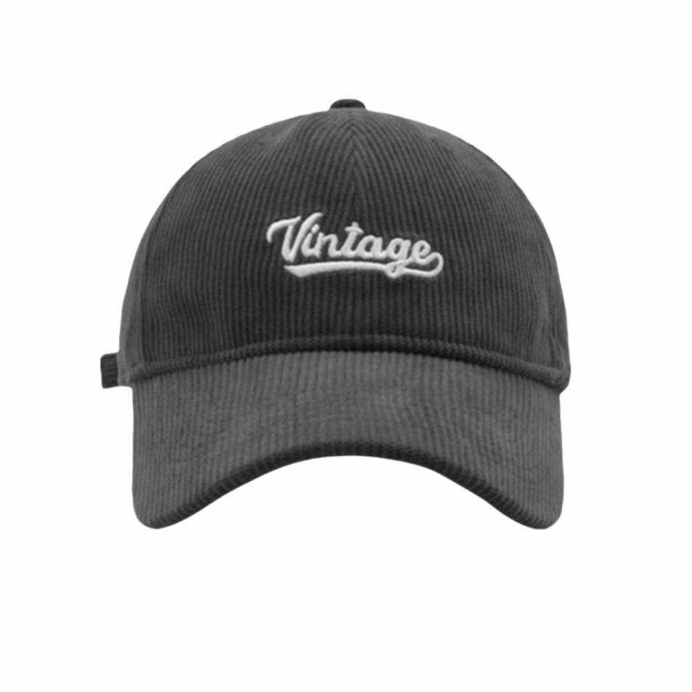 Вельветовая мужская женская бейсболка винтажная кепка снепбек повседневная кепка с вышивкой букв козырьки серый