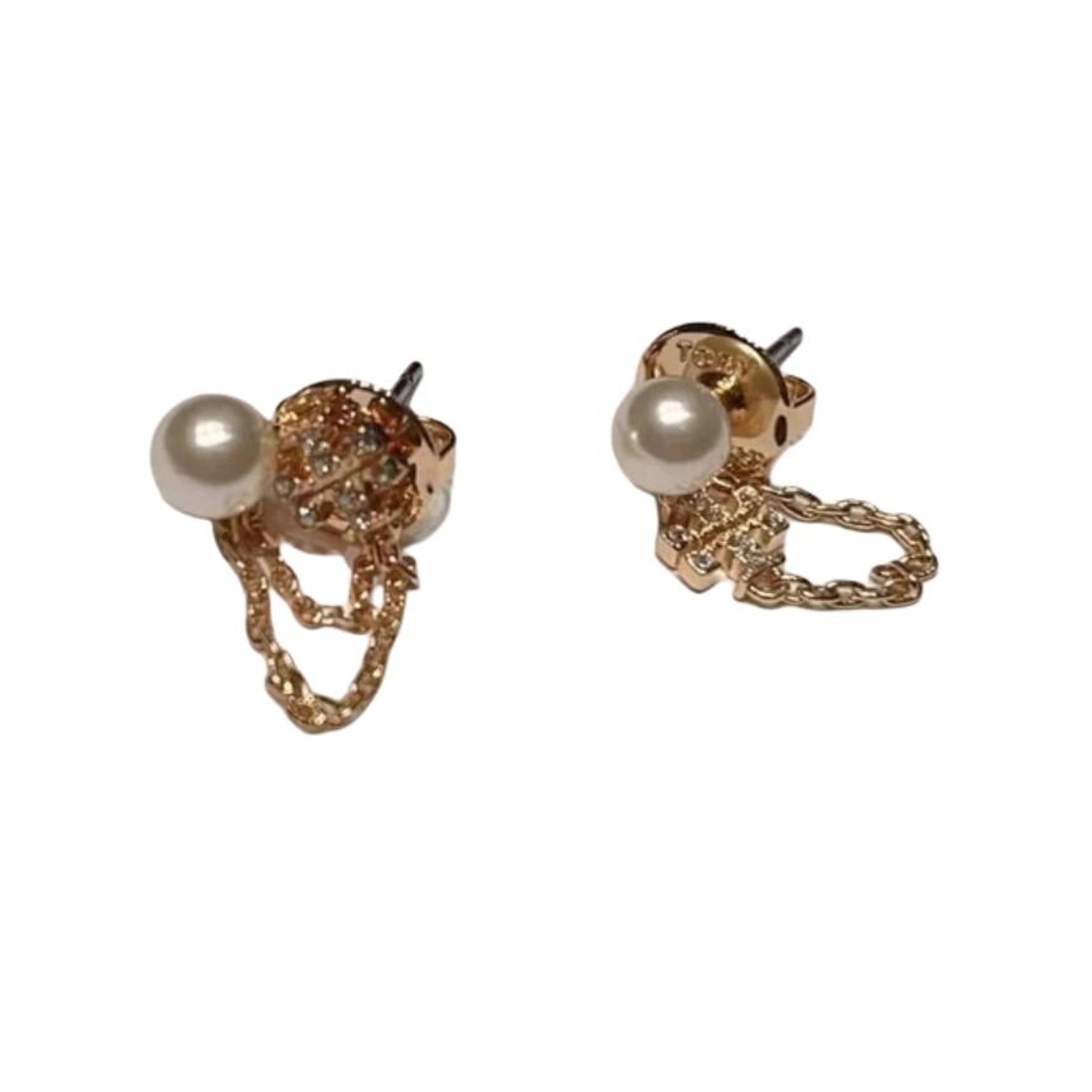 Tory Burch Kira Line Capsule Collection Dragon Year Earrings Women earrings Gold Brass 157217-700 F,Gold