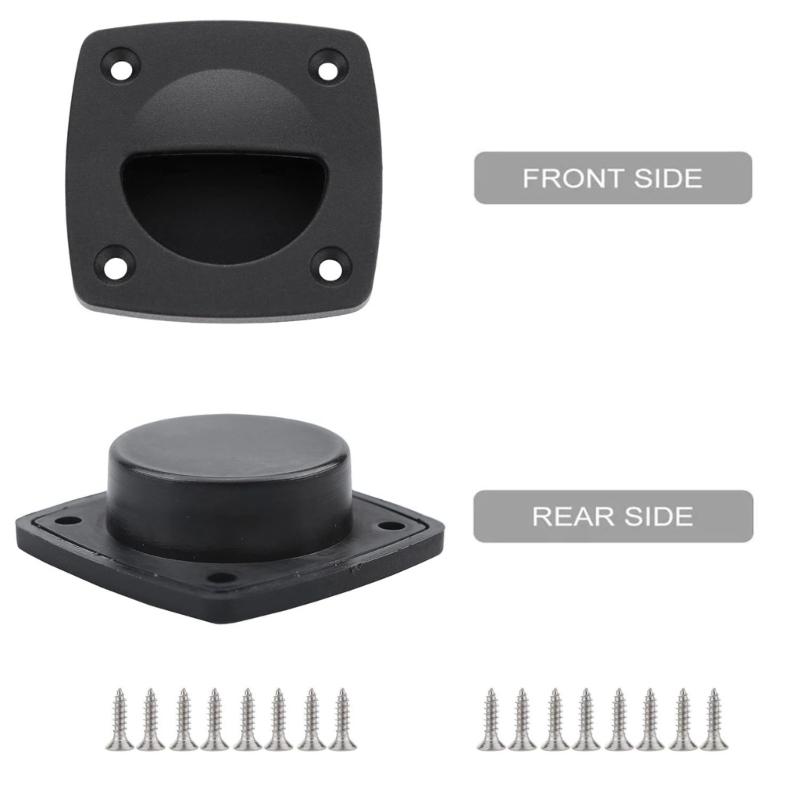 Pack Of 4 Marine Nylon Boat Hatches Pull Handles Corrosion Resistant Marine Hatches Lift Handles for Yachts & Sailboats