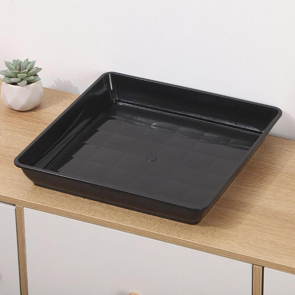 2 Stück Pflanzenuntersetzer Quadratisch Langlebig Blumentopf Innen Außen Robuste Schale Quadratischer Blumentopf Wasserschale Heimdekoration Für Gartenarbeit
