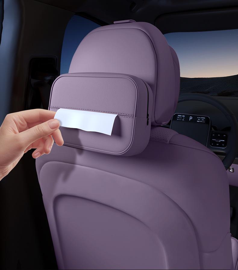 Car Tissue Box for Kaiyuan A06: 26 Styles for Armrest & Seat Back Placement