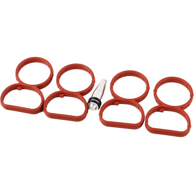 11618507239 Car Engine Intake Inlet Swirl Flap Delete Blank Plug Bung Metal With Manifold Gasket For BMW N47 E90 N57 N57S 2.0D