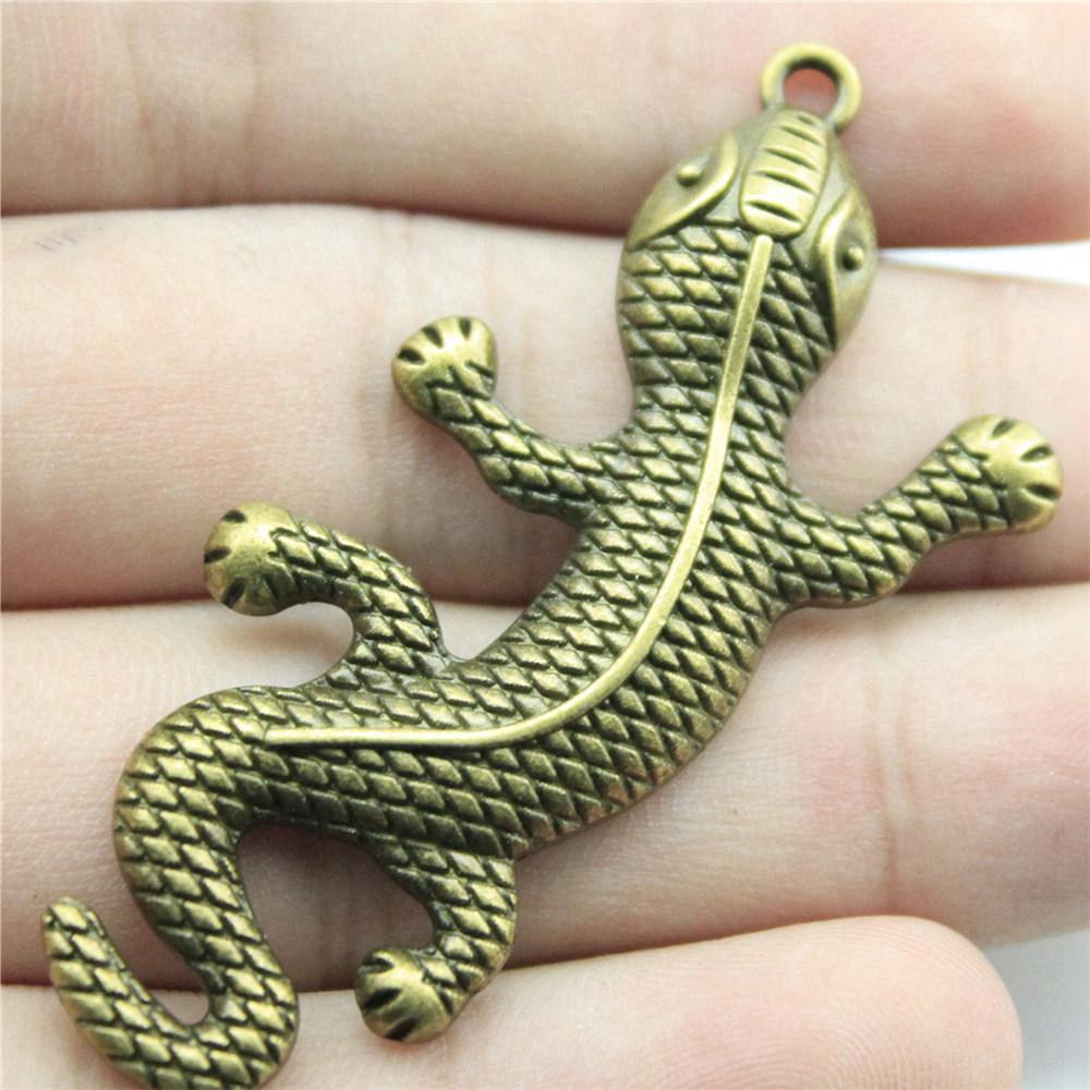 Żaby Owady Stworzenia Ogrodowe Amulet Antyczny Brąz Stop Cynku Materiały do Tworzenia Biżuterii Styl Dziecięcy Bransoletka Amulety
