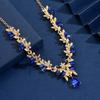 Cross Border Jewelry, Flower Collarbone Chain Accessories, Dress Accessories, Retro Fashion, Multi-color Jewelry