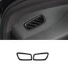 Authentic 2PCS Car Carbon Fiber trument Air Outlet Vent Trim Frame Parts Accessories For 2015- Macan