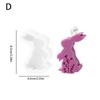 Easter Candle Mold Approximate Dimensions Silicone Rabbit Mold Diy Silicone Mold Creative For Easter Decor Diy Crafts Holiday