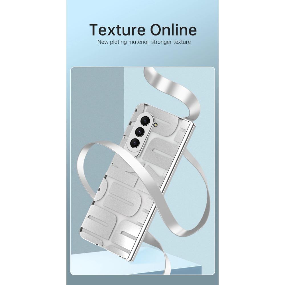 Luxus Phantom Plating Scharnierschutz Klare Telefonabdeckung für Samsung Galaxy Z Fold 6 5 4 3 2 Hülle Stoßfester Displayschutz