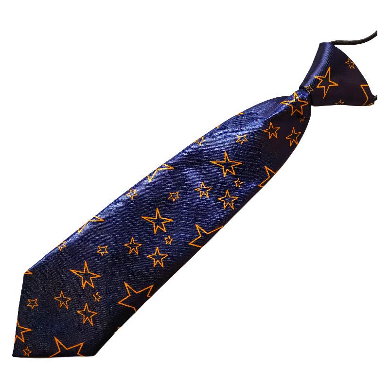 Kinderanzug Businessuniform Bedruckte Gestreifte Krawatte Gummiband Auftrittsgala Kinder Baby Accessoires