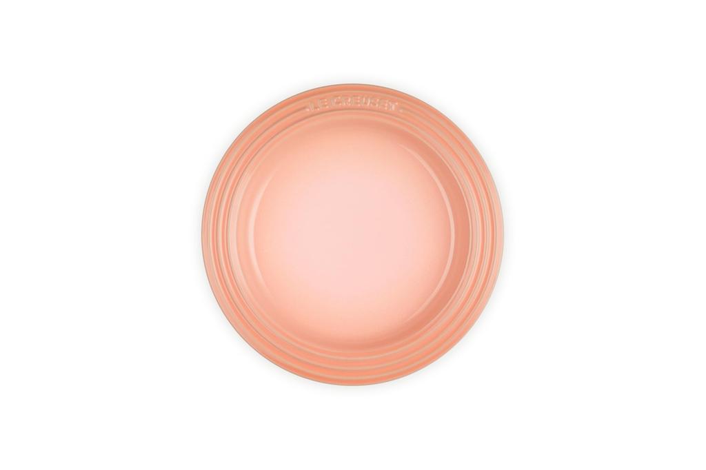 LE CREUSET Legend Plate, 18cm, Peche, Heat and Cold Resistant, Microwave, Oven, and Dishwasher Safe, Oven Dish, Bakeware [Official Japanese Product]