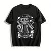 Street Cool Skull Graphic Print Casual Top Pure Cotton T-shirt