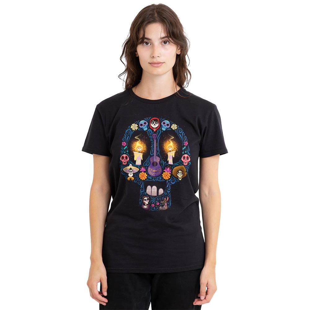 Coco Unisex Adult Day Of The Dead Ernesto Miguel Hector Skull T-Shirt