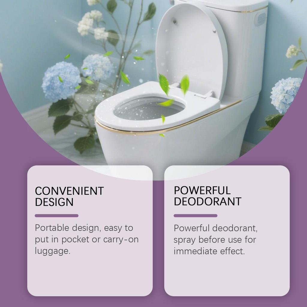 JAKEHOE Toilet Deodorant Spray: Long-Lasting Multi-Purpose Odor Freshener
