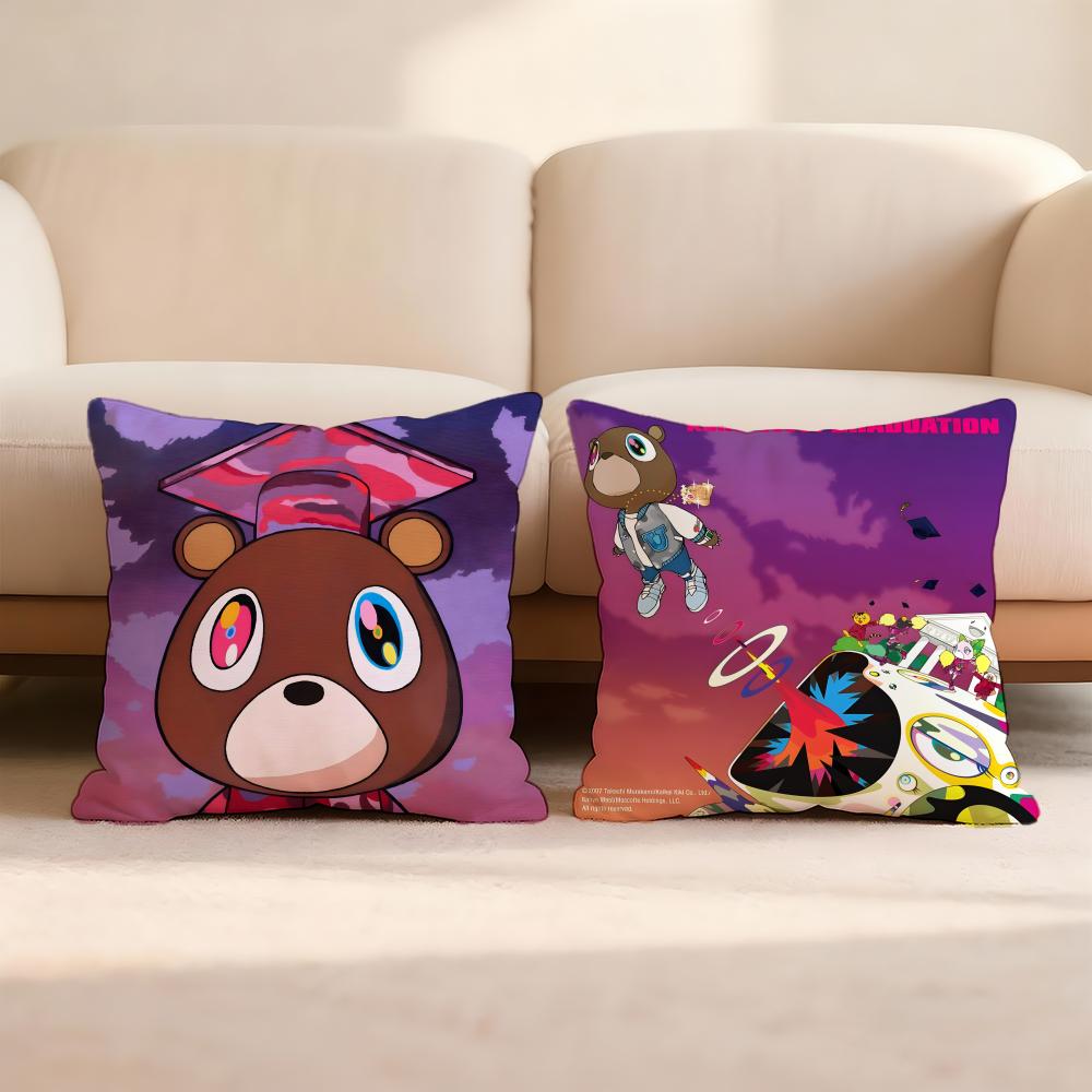 Singer K-Kanye Omari West Cushion Cover Home & Car Multi-Scene Pillow Cover - Reversible, Soft & Durable for Daily Use